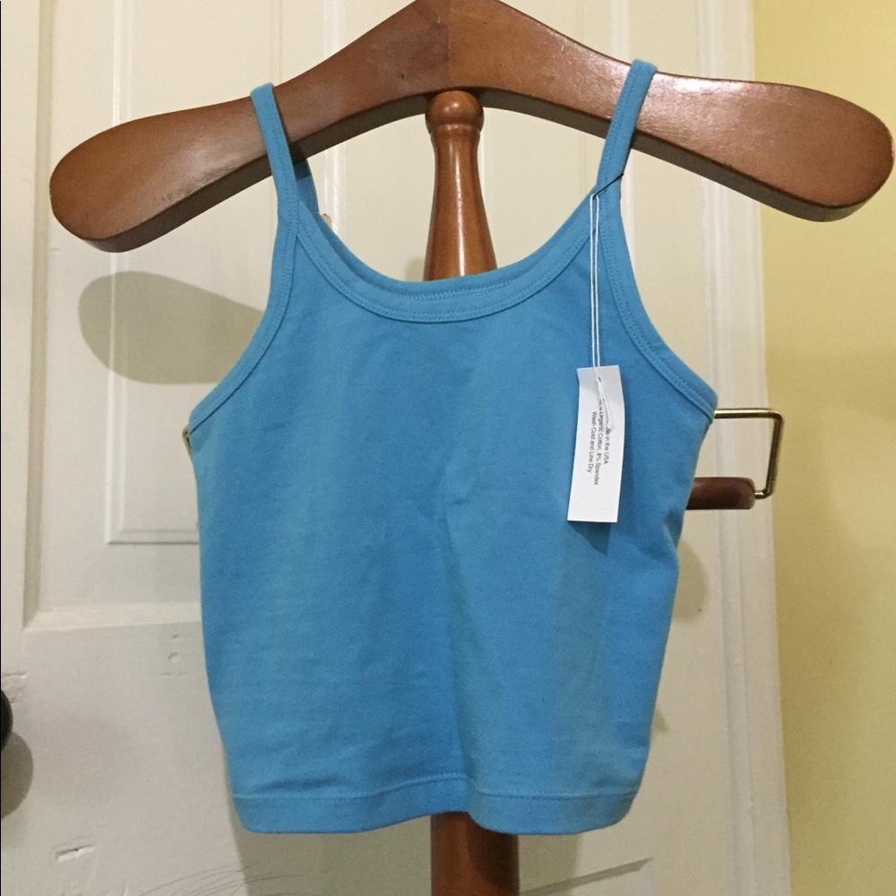 ARQ retired sky blue crop tank